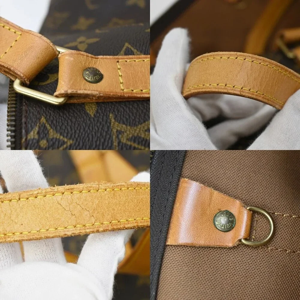 LOUIS VUITTON Flanerie 50 Shoulder Bag Monogram Leather Brown